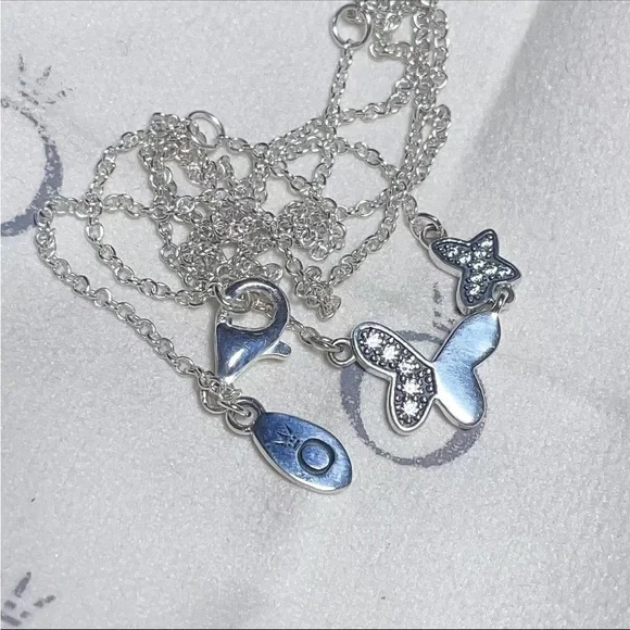Pandora Silver Heart and Butterfly Necklace - Picture 9 of 10